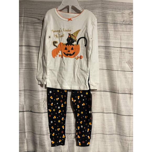 Spooky Night Halloween Toddler Pajama Set 4T Cotton Mommys Under My Spell - Picture 1 of 6